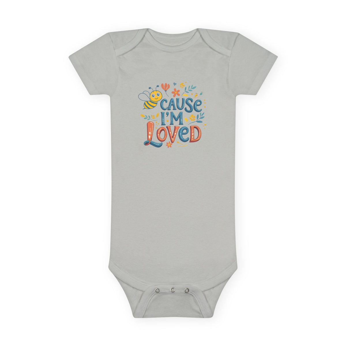 Bee ’Cause I’m Loved Baby Bodysuit