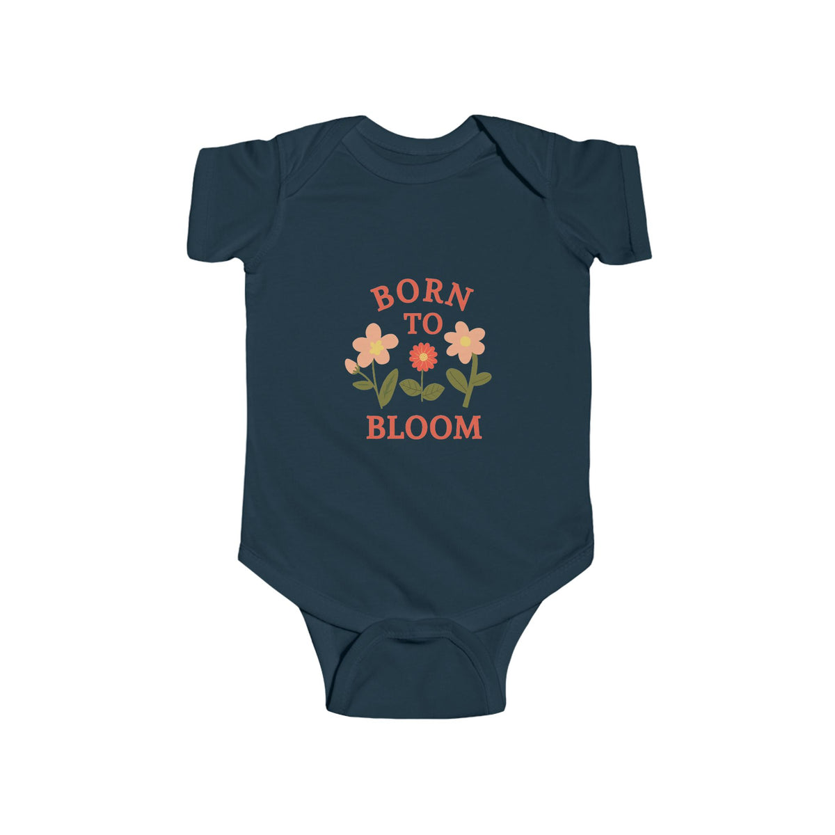 Born to Bloom Floral Baby Bodysuit
