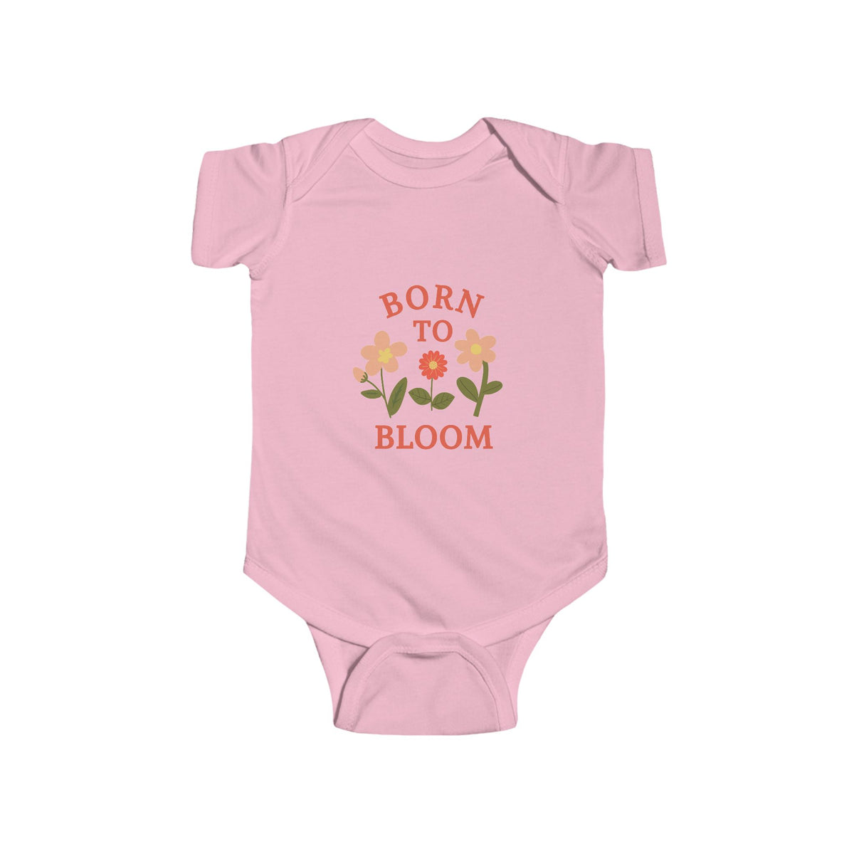 Born to Bloom Floral Baby Bodysuit