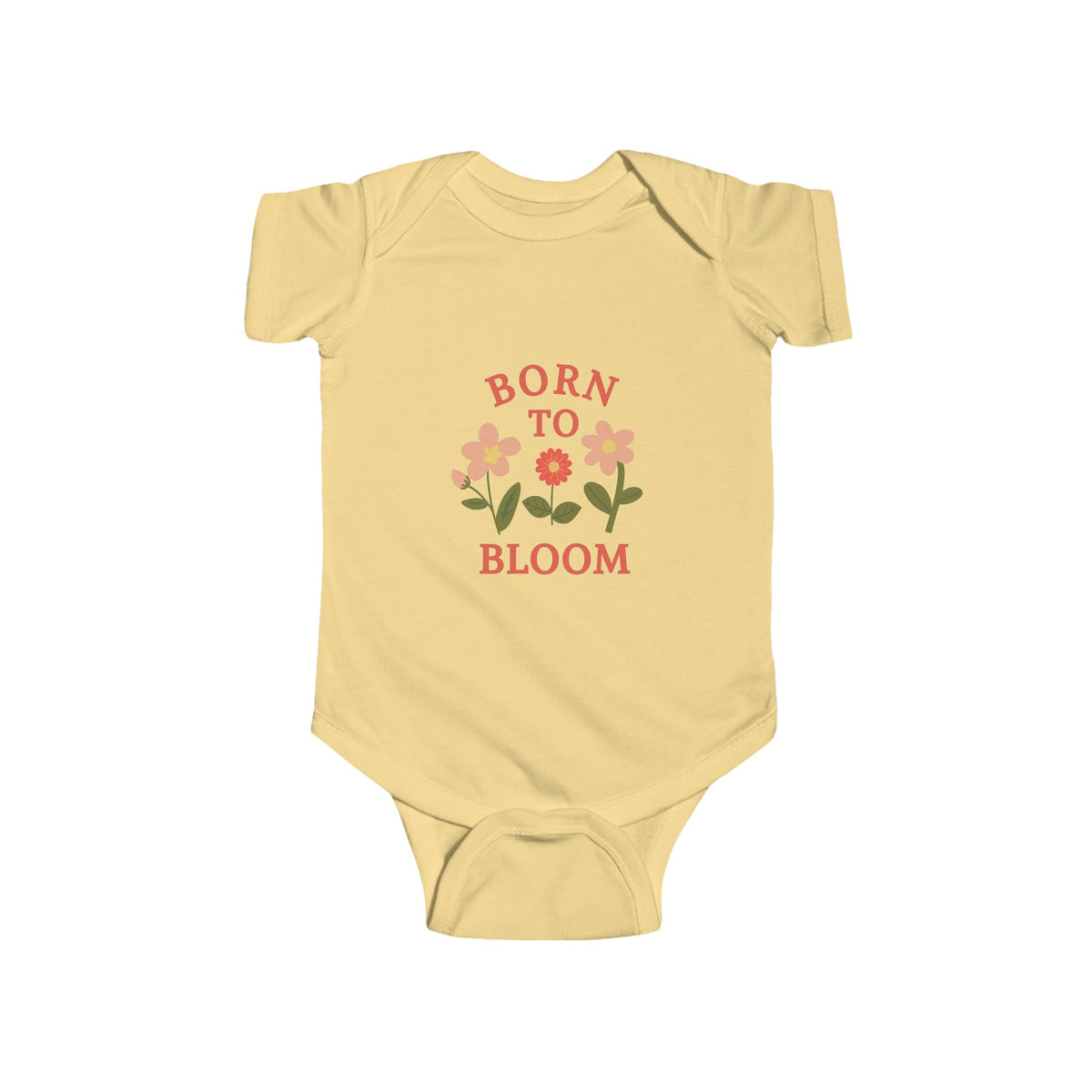 Born to Bloom Floral Baby Bodysuit