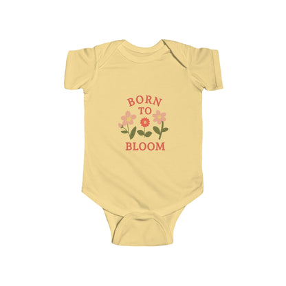 Born to Bloom Floral Baby Bodysuit