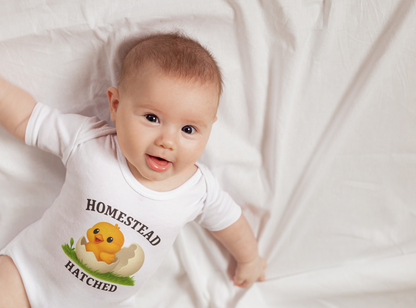 Homestead Hatched Baby Bodysuit
