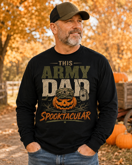 This Army Dad Is Spooktacular Crewneck Sweatshirt
