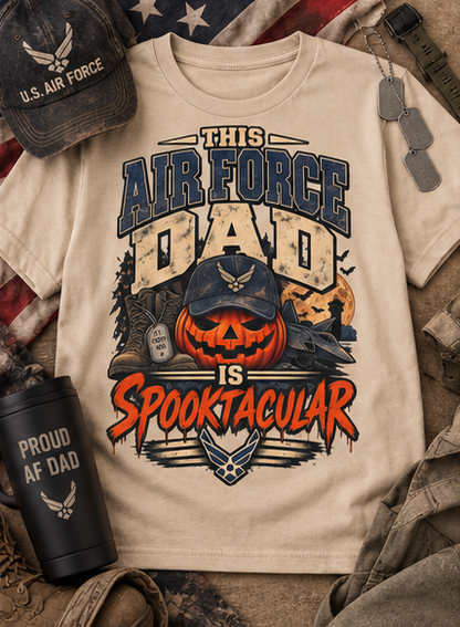 This Air Force Dad Is Spooktacular Halloween T-Shirt