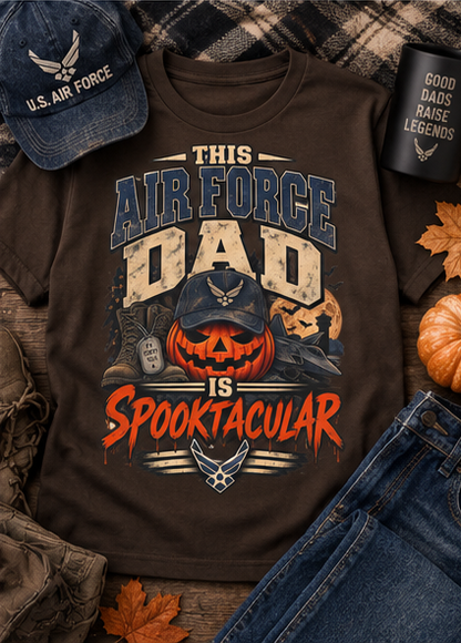This Air Force Dad Is Spooktacular Halloween T-Shirt