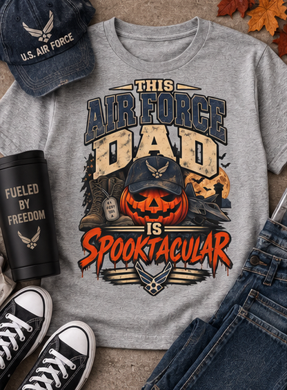 This Air Force Dad Is Spooktacular Halloween T-Shirt