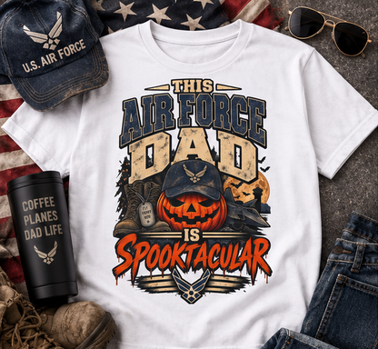 This Air Force Dad Is Spooktacular Halloween T-Shirt