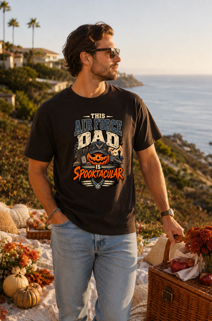 This Air Force Dad Is Spooktacular Halloween T-Shirt
