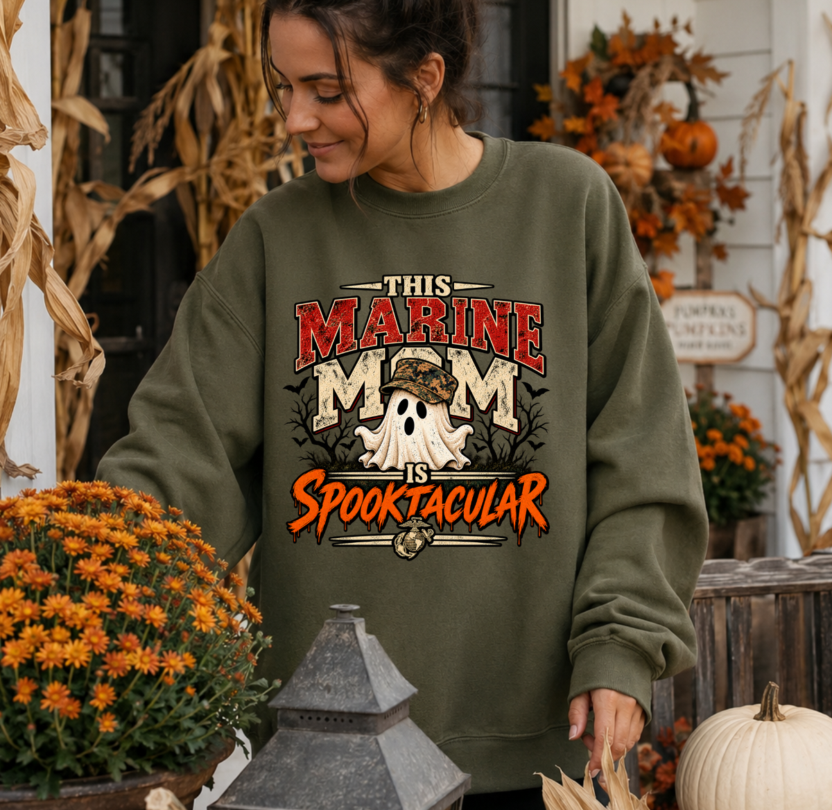 This Marine Mom Is Spooktacular Sweatshirt