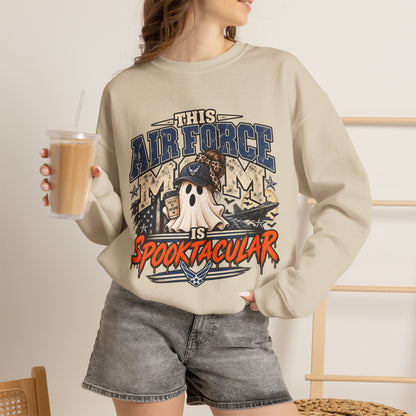 This Air Force Mom Is Spooktacular Halloween Crewneck Sweatshirt