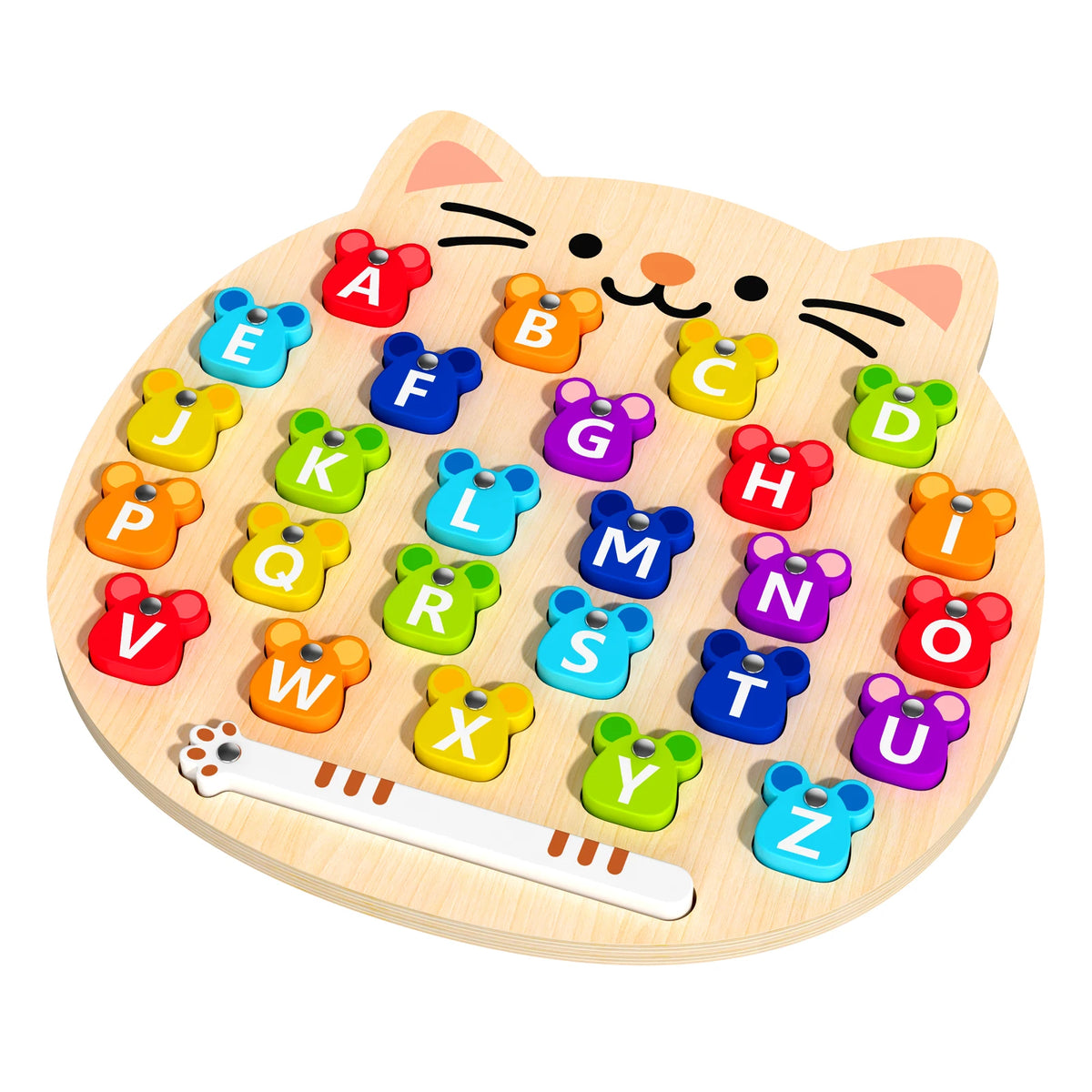 Cat & Mouse Alphabet Matching Board