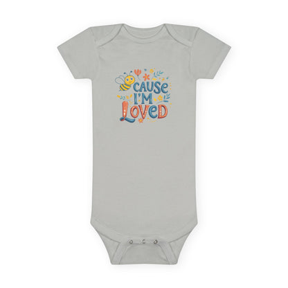 Bee ’Cause I’m Loved Baby Bodysuit