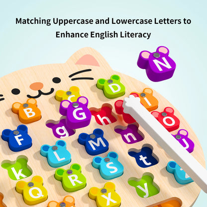 Cat & Mouse Alphabet Matching Board