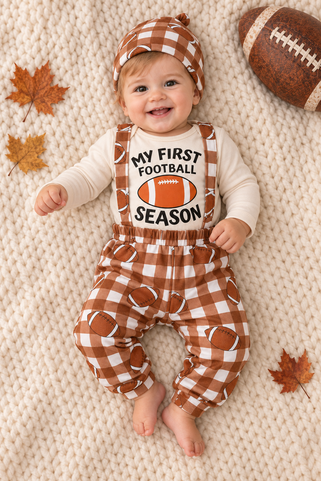 My First Football Season 3-Piece Baby Set