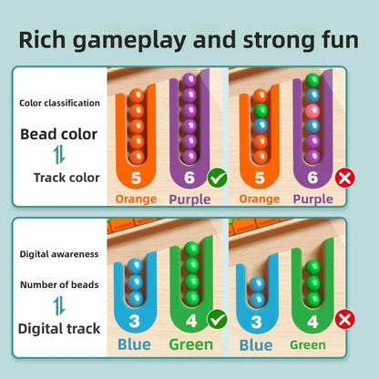 Magnetic Bead Maze & Color Sorting Board